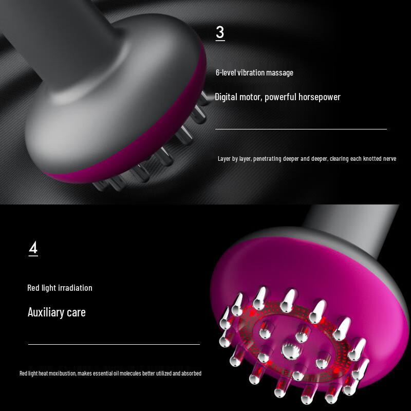 Электрическая массажная щетка для меридианов