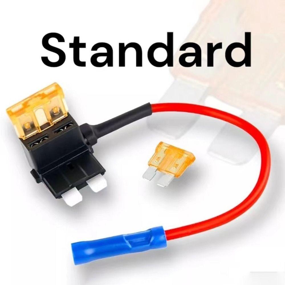 4 Types Low Profile Mini Fuse Taps Upgraded Fuse Adapter Jumper for Cars Trucks