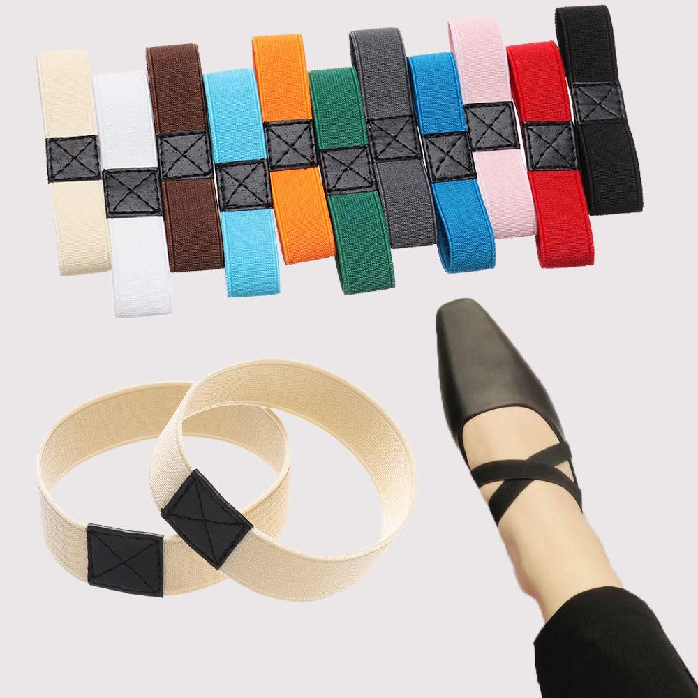 1 Pair Women Holding Anti-loose Shoe Lace Hold Loose High Heels Shoe Straps Shoes Band