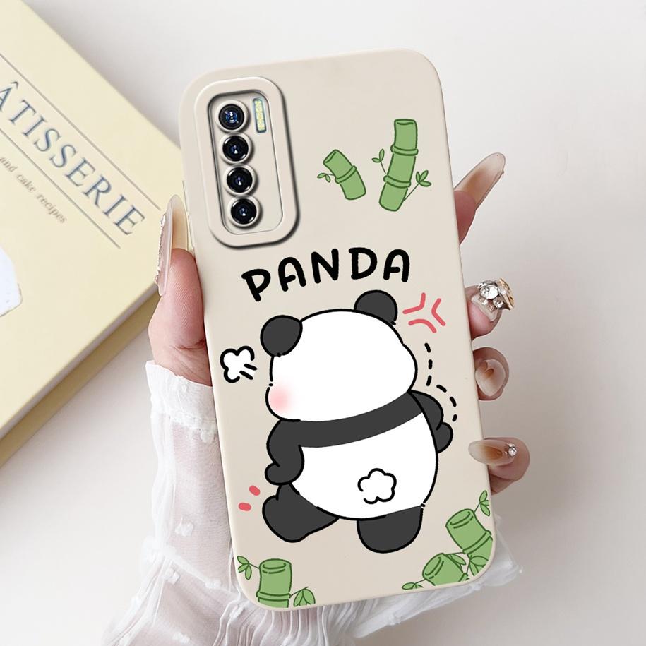 For Tecno Camon 17 Case CG6 CG6j Soft Silicone Cover Fashion Painted Shockproof Bumper For Tecno Camon 17 Pro 17P Camon17 Fundas