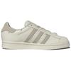Adidas Оригинальные кожаные кроссовки Superstar Удобные низкие кроссовки Унисекс Белый Серый HP2069