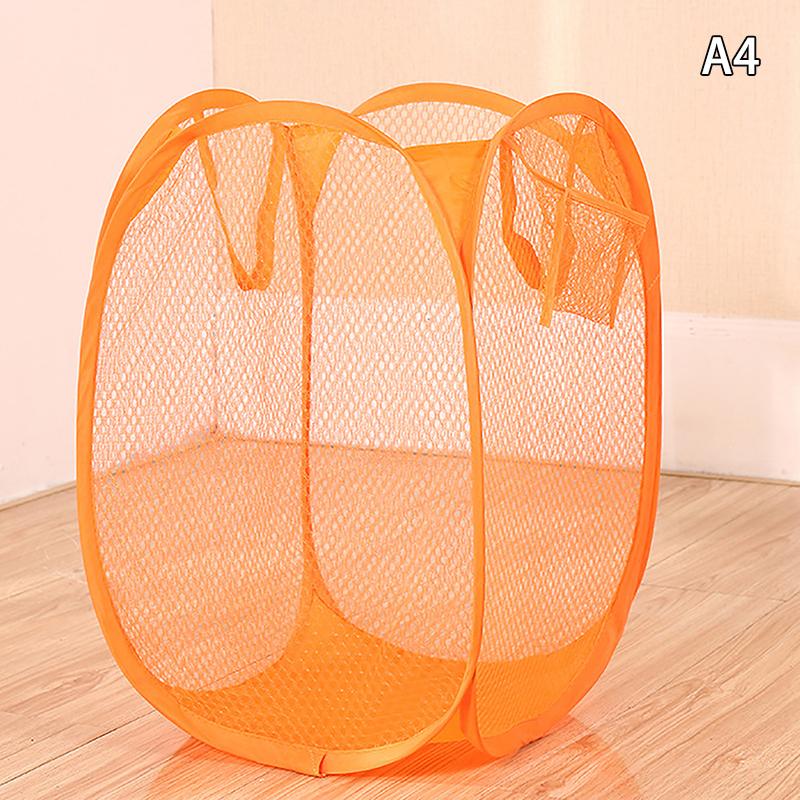 Складная грязная одежда сортировочная корзина для белья сетчатый мешок для ванной комнаты каркасное ведро органайзеры для белья сумка для хранения