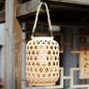Solar Chinese Lantern Outdoor Hanging Lantern For Balcony Garden Courtyard Decoration Faux Rattan Design Perfect For Spring Festival Festival Lights