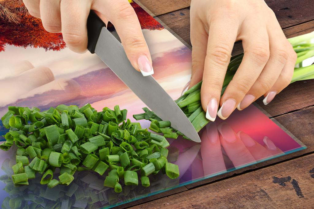 Glass protective plate for the stove 50x52 View