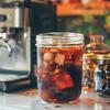 KEMORELA Mason Jars 350ML With Lids 4PCS Pint Mason Jars with Seal Bands Glass Canning Jars for Honey Jam Jelly Coffee Salad