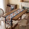 American Retro Ethnic Jacquard Table Runner with Tassels - Polyester