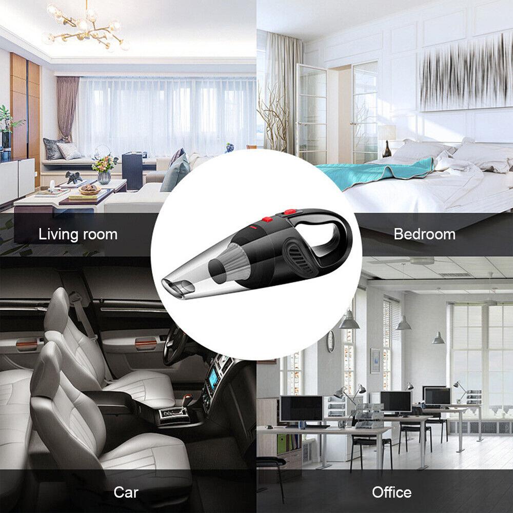 Wireless Handheld Vacuum Cleaner USB Charging Car Vacuum Cleaner Portable Wet&Dry Handheld Strong Suction Cordless 12000pa