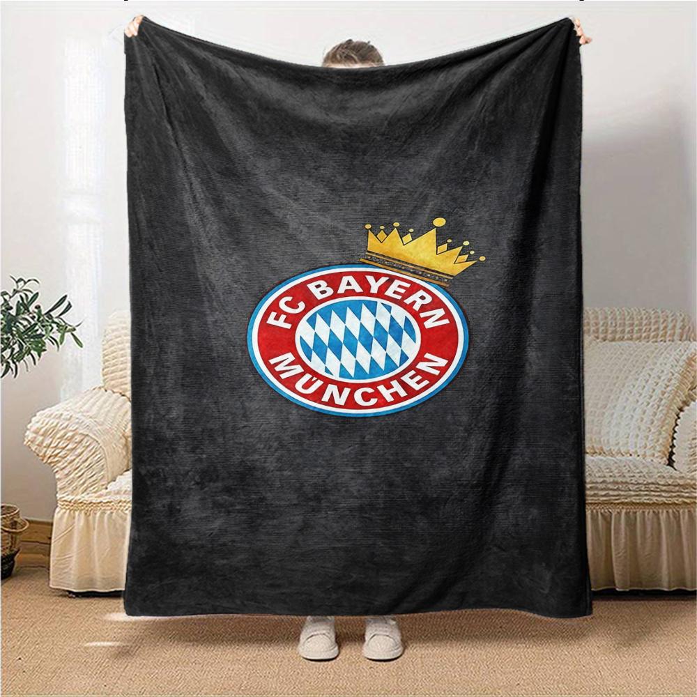 Bayern Munich Crest Art Blankets Flannel Printed Breathable Warm Throw Blanket for Home Office Bedspreads 0708a125