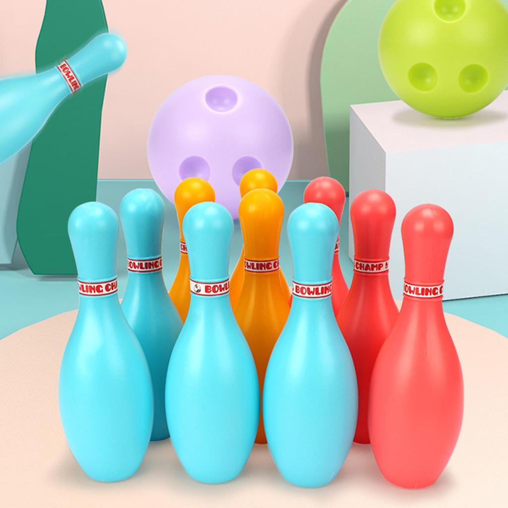 Kids Bowling Toy Set Indoor Outdoor Bowling Games for Children Boys Girls