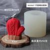 Рождественские 3D перчатки форма свечи силиконовые формы для свечей мыло ароматерапия изготовление рождественских домашних свечей своими руками украшения стола