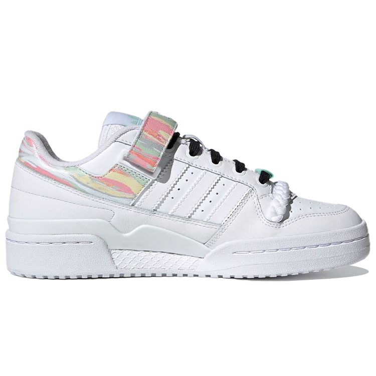 adidas Forum Low I Love Dance - Женские кроссовки Frozen Green Pink White Cloud-White FY5119