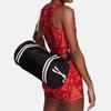 Nike Heritage Recycled Polyester Material Portable One Shoulder Crossbody Gym Bag Large Unisex Black & Red Casual Dr6261-011
