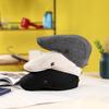 Forward hat men's spring and summer new middle-aged and elderly thin material cotton and linen sunshade breathable beret cap painter newsboy hat