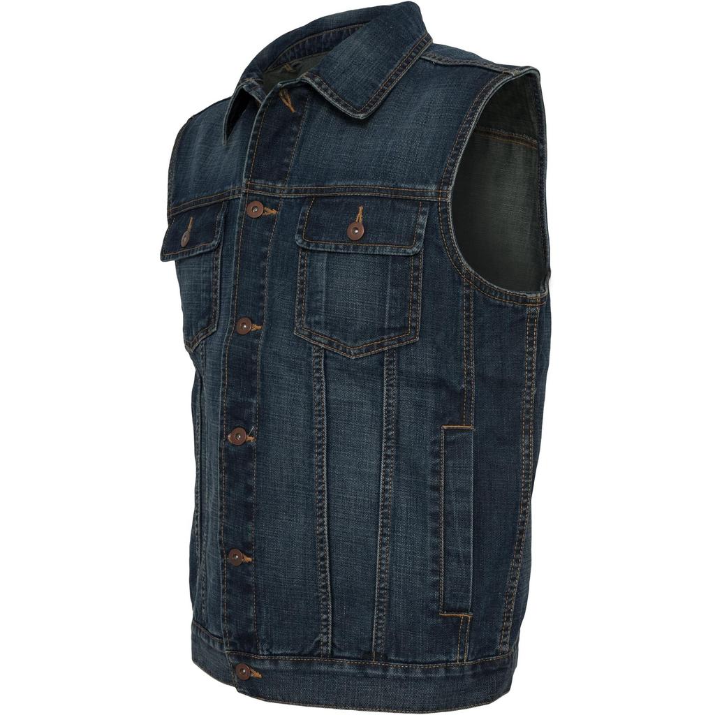 Urban Classics Mens Denim Gilet