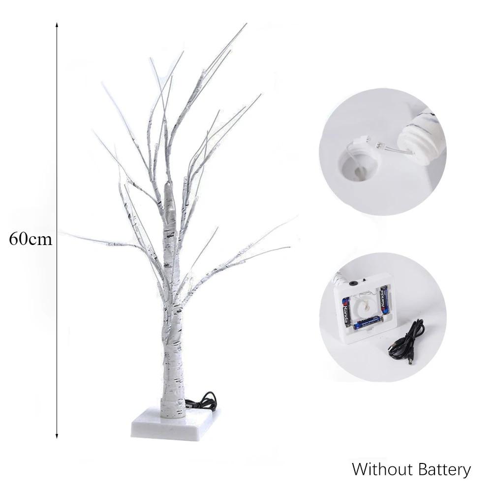 60 см пасхальное дерево светодиодный ночник береза для пасхального яйца медная проволока гирлянда лампа украшения подвесное дерево дети домашний декор для вечеринки
