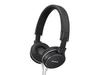 Sony Closed-back Headphones, Black, MDR-ZX600/B