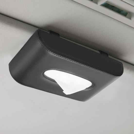 Автомобильный держатель для салфеток, большая емкость, износостойкий, простая установка, автомобильный козырек, держатель для салфеток, коробка для диспенсера для бумаги