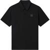 Поло мужское с коротким рукавом приталенного кроя с патчем-компасом Черный K1S152200001S0F11-V0029