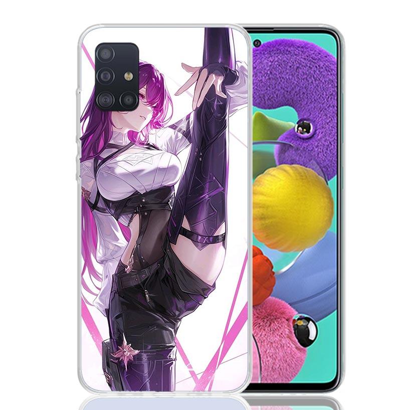 Honkai Star Rail Kafka Phone Case for Samsung Galaxy A52 A51 A50S A12 A22 A32 A72 A10S A30S A31 A71 Note 20 Ultra 10 Plus S10 Ga