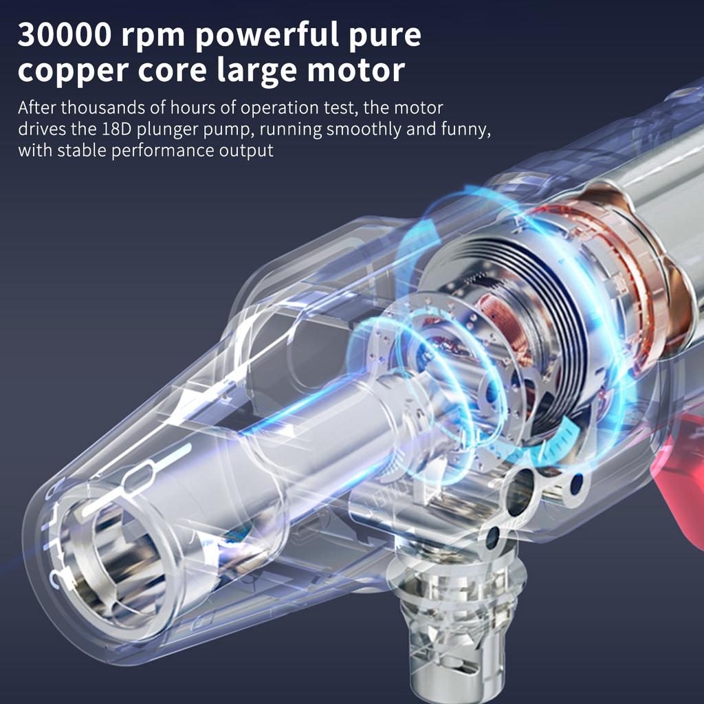 Аккумуляторная стиральная машина высокой мощности 60 бар, 300 Вт с ящиком для инструментов