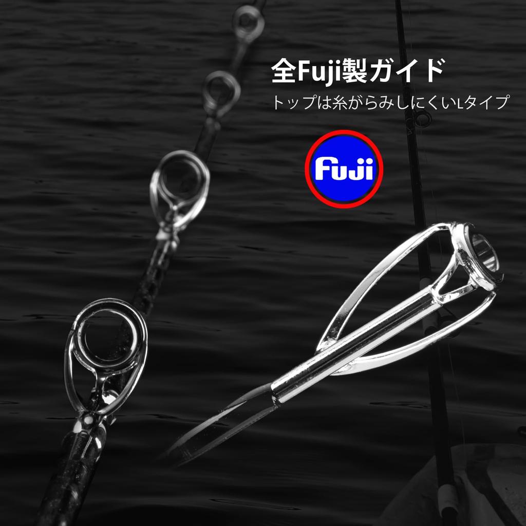 GOTURE Удилище для медленного джиггинга POLLUX со съемной рукояткой, удилище для джиггинга, приманка, цельная вершинка, лодочная рыбалка, морская рыбалка, 602MC 1,83 м/6 футов