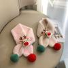 Scarf for Christmas Party Windproof Apparel Accessories Cartoon Scarf Christmas Scarf Kids Scarf