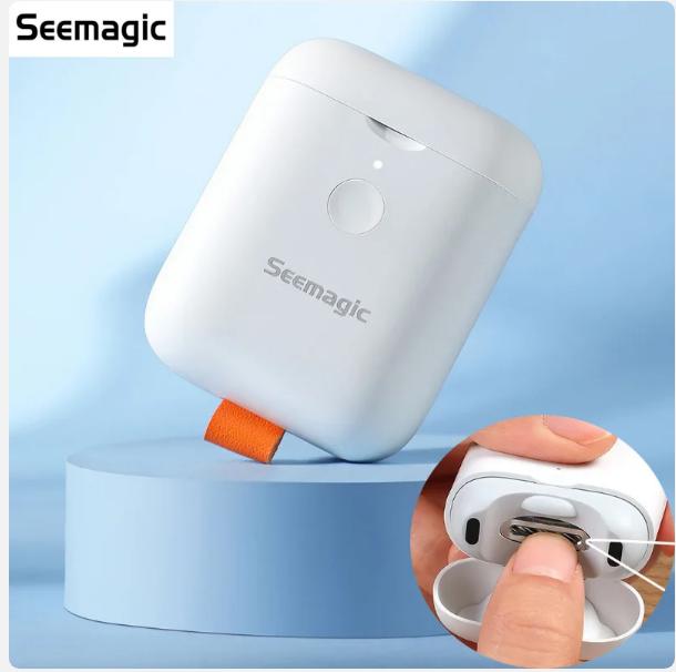 Seemagic Электрические автоматические кусачки для ногтей с подсветкой, маникюрный кусачок для ногтей для ухода за младенцами и взрослыми, ножницы, инструменты для тела для Xiaomi