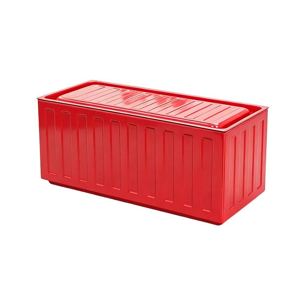 Wrought Iron Container Model Box Tinplate Storage Box Creative Pen Holder  Gift Packaging