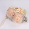 Reusable Cotton Mesh Bag Light Weight Drawstring Bag New Mesh Shopping Bag  Fruit Storage