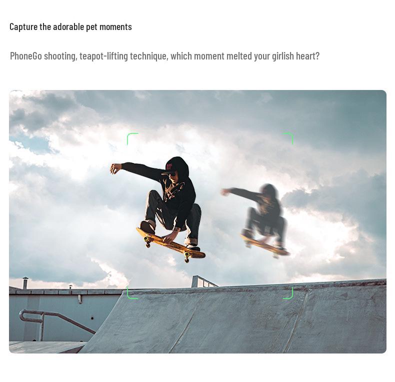 Трехосевой ручной стабилизатор-подвес Capture2s с отслеживанием лица для прямых эфиров в Douyin