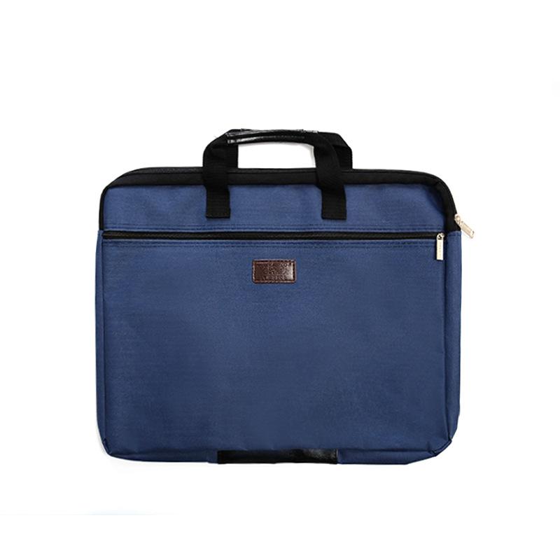 Водонепроницаемая двухслойная холщовая сумка формата А4 для конференций и документов с печатью логотипа