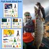 3D 24pc Advent Calendar Fishing Christmas Countdown, Fishing Tackle Advent Calendar For FishAdult Men Teen Boys, Xmas Surprise Gift