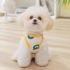 Cute Full-printed Mesh Spring and Summer Breathable Pet Traction Vest Small Dog Teddy Bear Cat Dog Clothes
