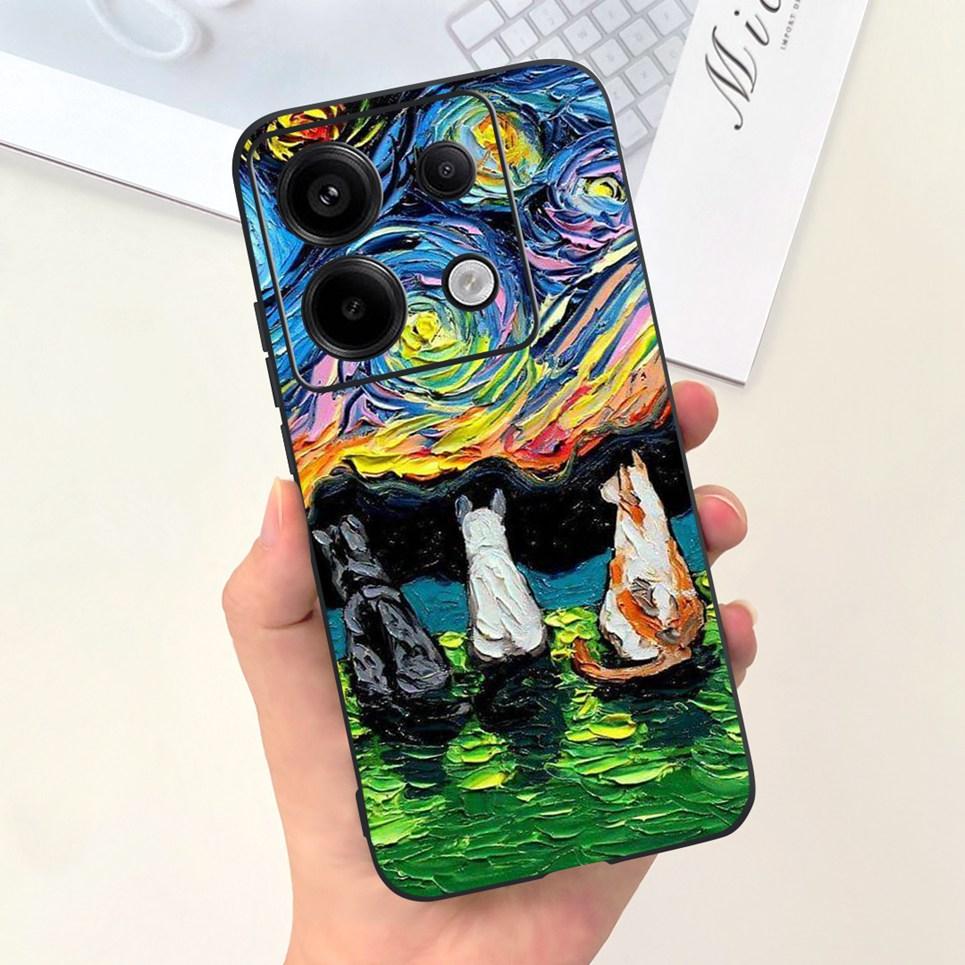 Чехол для телефона Xiaomi Poco X6 Pro 5G Poco M6 Pro 4G Роскошный Конфетный Силикон Милые Животные Мягкая Задняя Крышка Для PocoX6 PocoM6 5G Capa