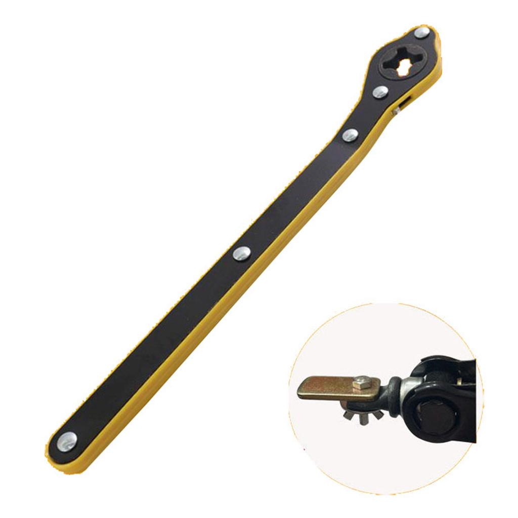 Ratchet Spanner Metal Labor Saving Strong Durable Rocker Design Jack Ratchet Wrench