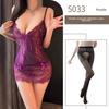 Фиолетовый Pure Desire ночная рубашка с подвязками на чулки ажурное кружево прозрачная кровать сексуальная пижама флирт