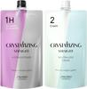 Shiseido Выпрямитель Crystallizing Straight H 1 для здоровых и слегка поврежденных Волос Набор из 2 частей: Крем Часть 2 (Разделить волосы) +