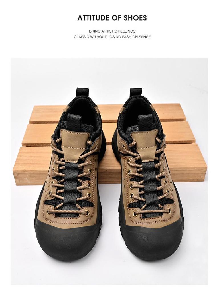 Мужские повседневные нескользящие походные ботинки для активного отдыха 2024 года, мягкая подошва, большой размер 46
