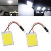 HID White 24COB LED Panel Light Bulb Bright Car Interior Trunk Inner Dome Lamp