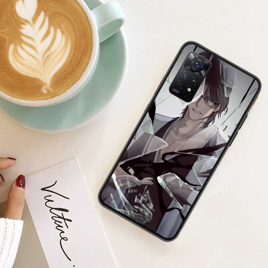 Чехол для телефона Bleach Айзен Сосуке для Xiaomi Redmi Note 12 Plus 12S 11 11T Pro 5G 11E 11S 4G 10 10S 9 9S 9T 8 8T 7 Обложка Shell Coq