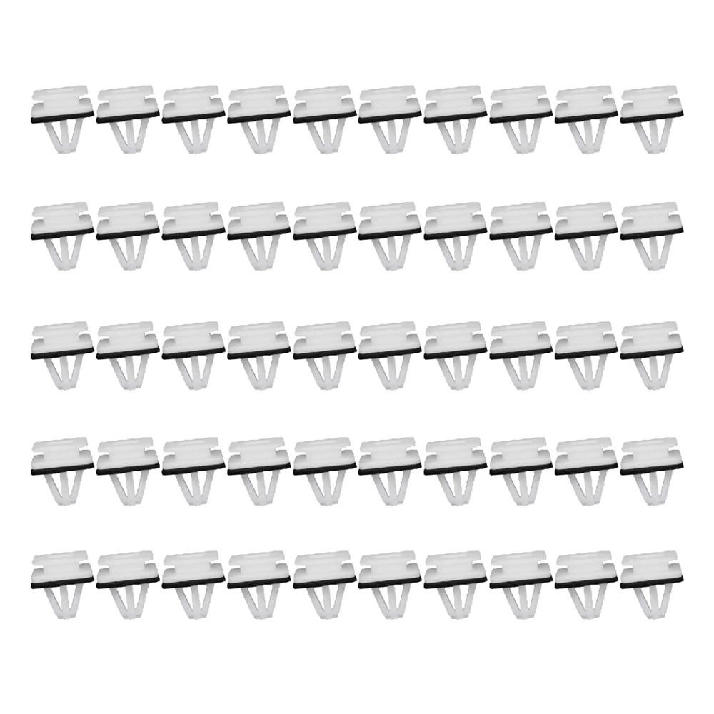 50Pcs Rocker Panel & Mudguard Molding Clip Suit 91504-SP1-003 For Honda Acura