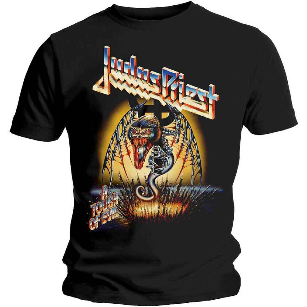 Judas Priest Touch of Evil T-Shirt Black New Unisex T-Shirt