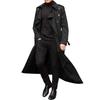 Men's British Street Style Long Trench Coat - Autumn/Spring Hot Seller