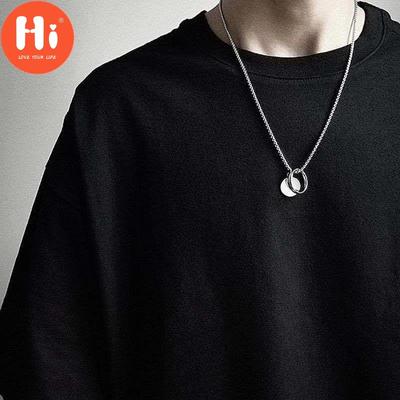 Ожерелье Hi Ring Ins Hip-hop Dance Мужское и женское ожерелье с подвеской
