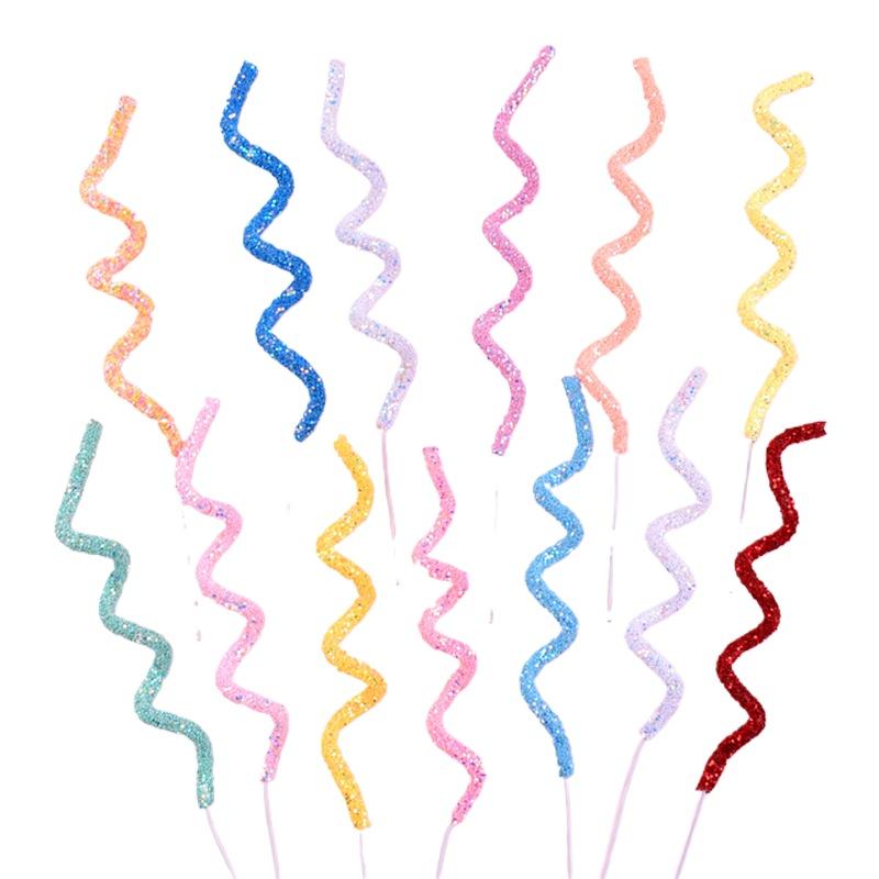 4 шт. Вырезки для украшения торта, креативные мягкие линии, украшения для торта своими руками, 3 цветовые схемы