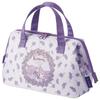 Lunch Bag, Insulated, Clasp Closure, Women's, Sanrio, Kuromi, Flower Wreath, KGA1-A
