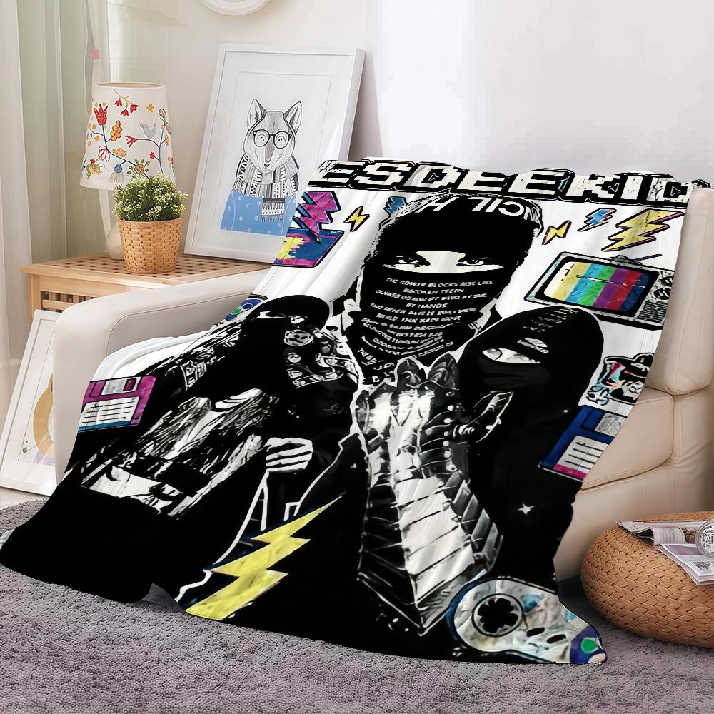 Hot Singer E Esdeekid Rebel Blanket Warm Soft Suitable For Bedroom Sofa Bed Living Room Office Travel Camping Gifts