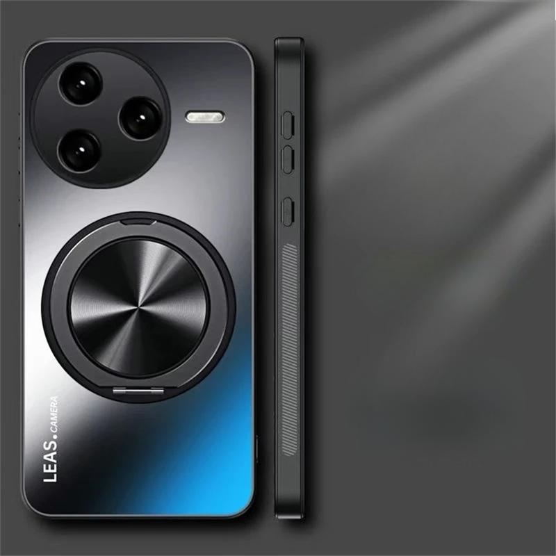 Матовый магнитный чехол POCO F7 Ultra Противоударный жесткий бампер Подставка Держатель Чехлы для POCO F7 Ultra F7Pro Накладка