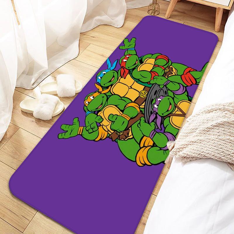 N-Ninja Turtles Door Mat Entrance Non-slip Doormat Washable Kitchen Carpet Living Room Hallway Rugs Bathroom Bath Door Mats