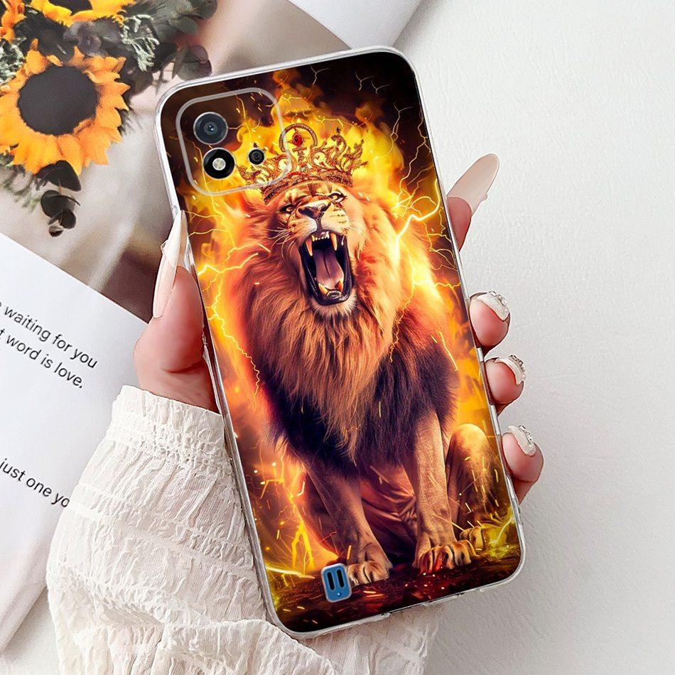 For Realme C11 (2021) RMX3231 Fashion Cool Pattern Phone Case For Realme C11 2021 Soft Silicone TPU Cases